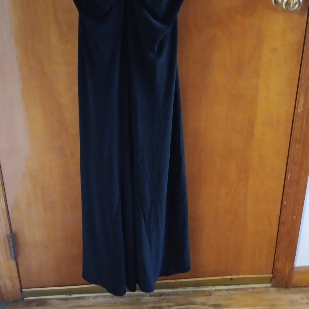 Adrianna Papell Black Sleeveless Evening Gown Size 6 NWT - Picture 7 of 8